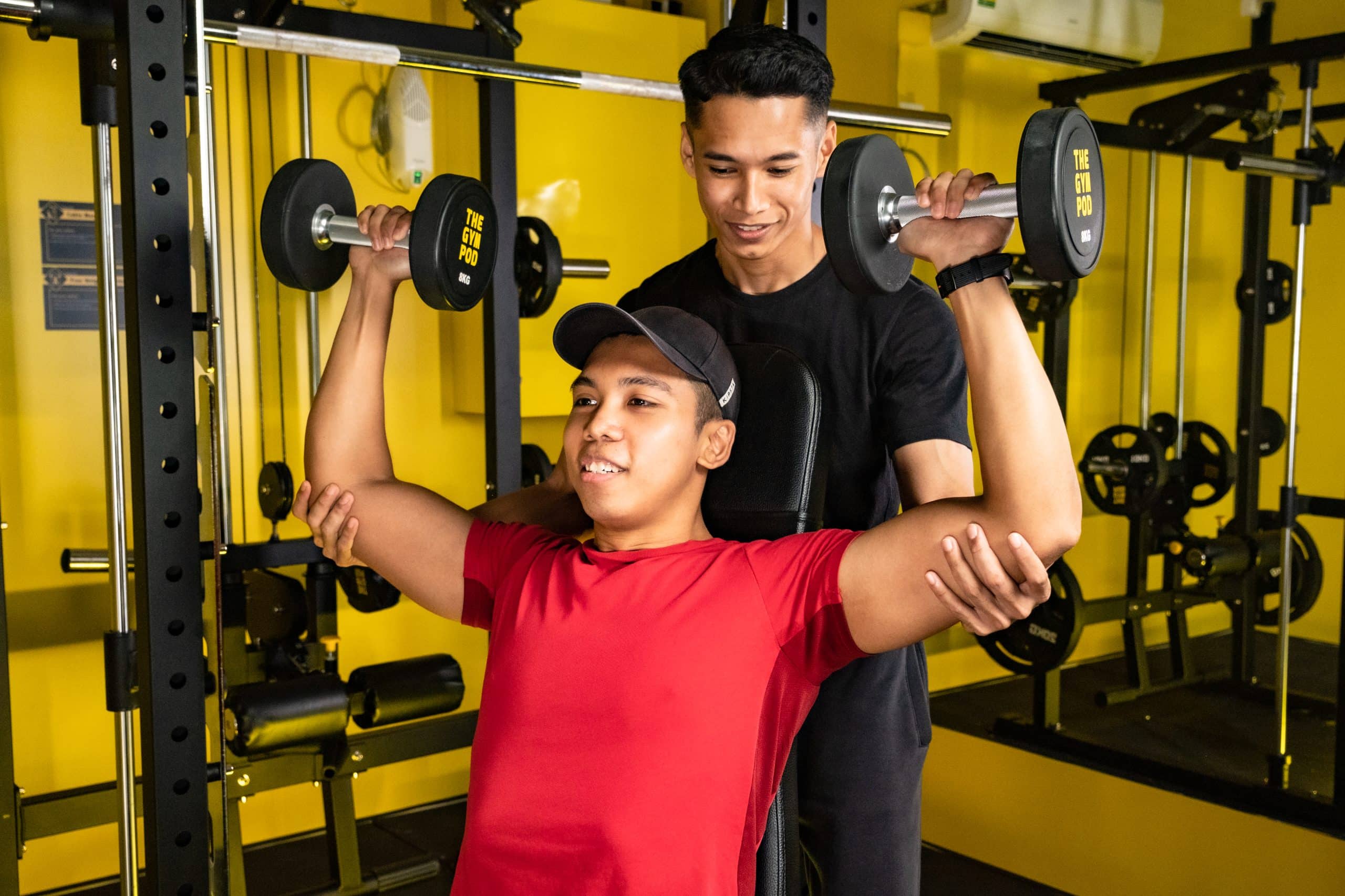 Coaching in a private Gym Pod