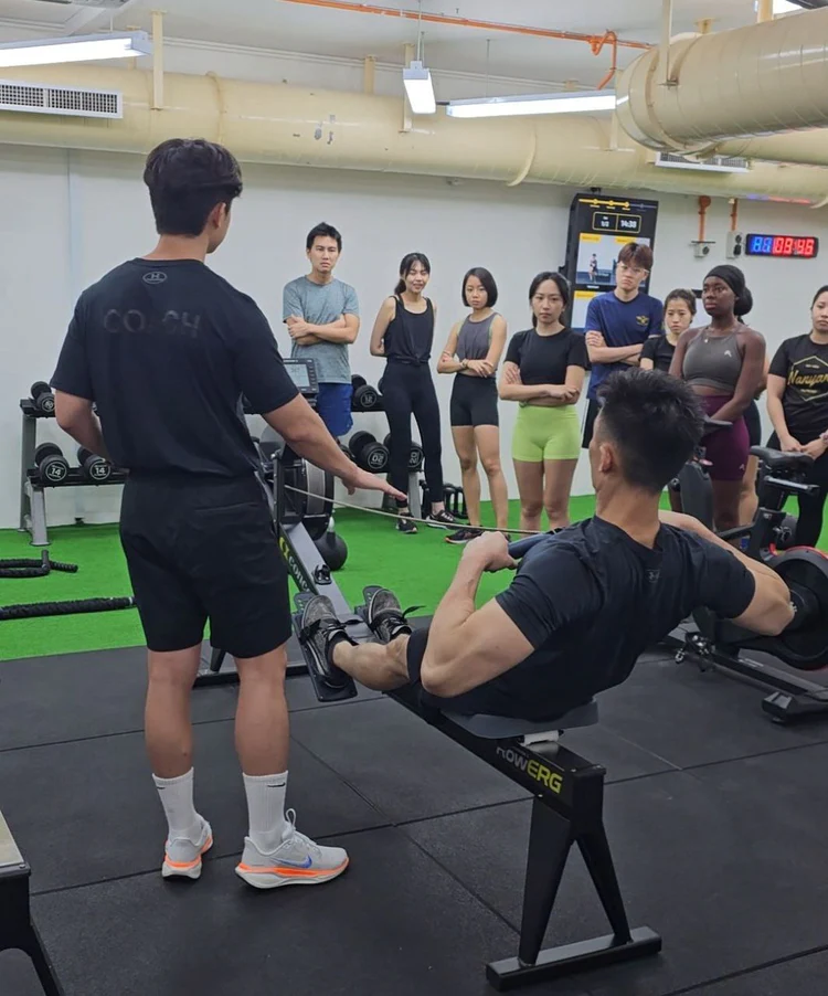 Coached training at NOVA Training